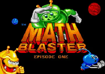 Math Blaster - Episode 1 (USA) screen shot title